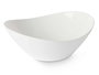 Vivalto Bol Opal Blanco Mediano 23 cm - Cuenco de Vidrio 22.5x21x9 cm para Presentación (Set de 24)
