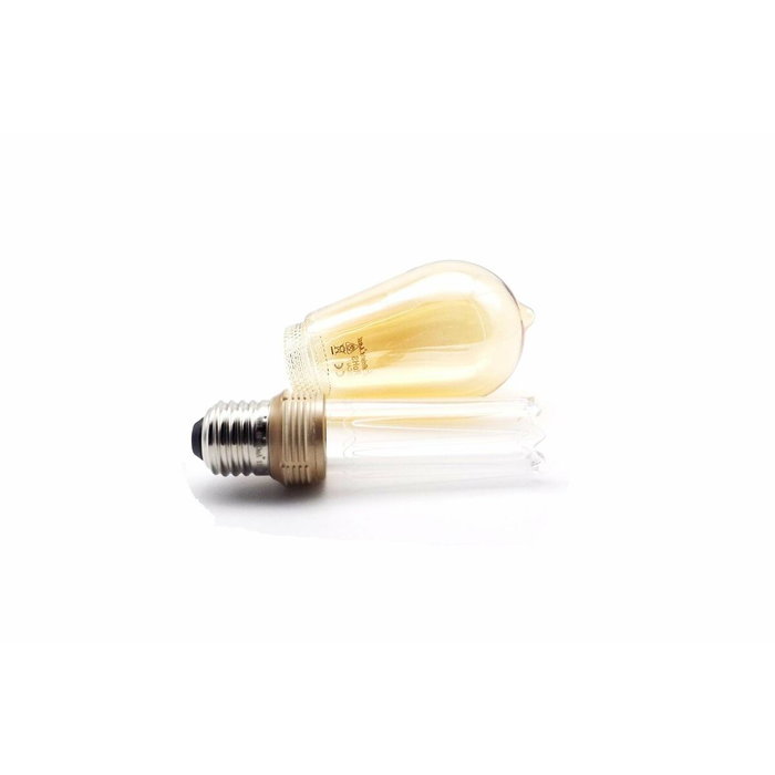 Fbright Bombilla LED Decorativa Edison ST64 Ámbar E27 4W 200lm 1800K