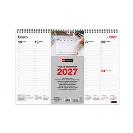 MIQUELRIUS Calendario Vade Basic 2027 A3 wire-o