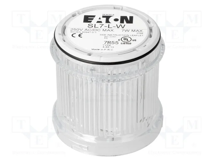 EATON ELECTRIC SL7-L-W Señalizador Luminoso Blanco IP66 EATON ELECTRIC SL7-L-W Señalizador Luminoso Blanco IP66