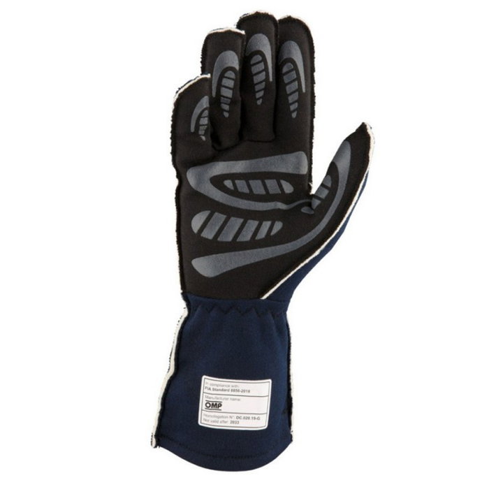 Omp OMPIB0-0776-B01-244-L Guantes First Fia 8856-2018 My2025 Navy Azul - Cyan Talla L