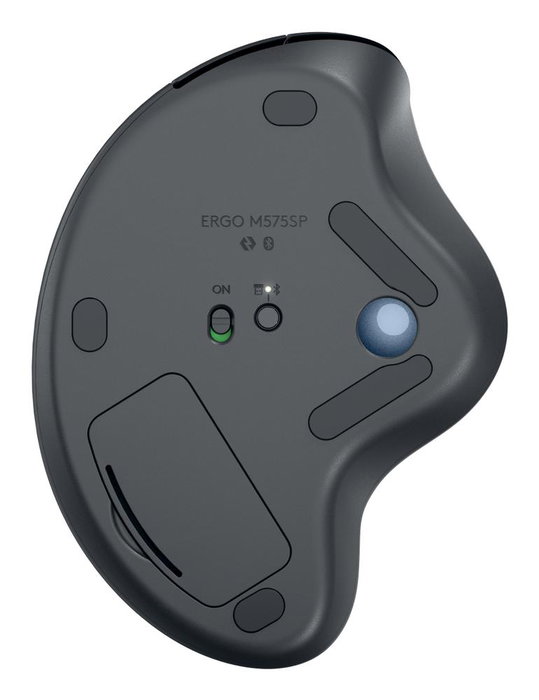 Logitech Ratón Inalámbrico Ergo M575S Negro Bluetooth y Receptor USB