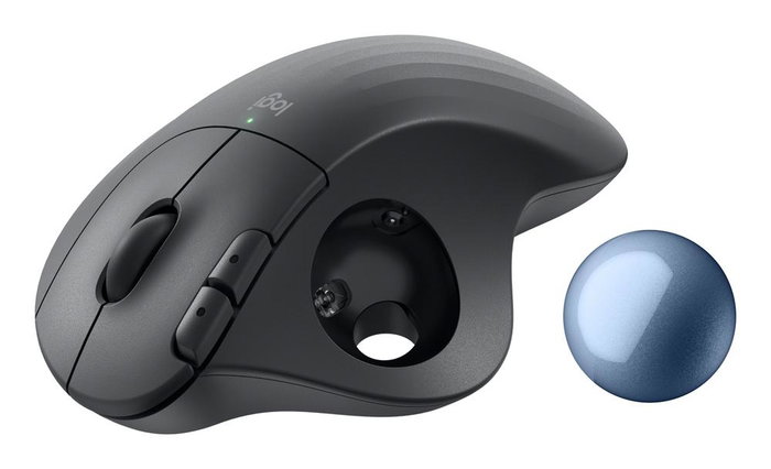 Logitech Ratón Inalámbrico Ergo M575S Negro Bluetooth y Receptor USB