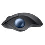 Logitech ERGO M575S Trackball Inalámbrico Ergonómico, Grafito y Azul