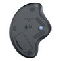 Logitech ERGO M575S Trackball Inalámbrico Ergonómico, Grafito y Azul