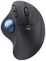 Logitech ERGO M575S Trackball Inalámbrico Ergonómico, Grafito y Azul