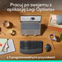 Logitech ERGO M575S Trackball Inalámbrico Ergonómico, Grafito y Azul