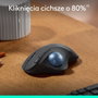Logitech ERGO M575S Trackball Inalámbrico Ergonómico, Grafito y Azul