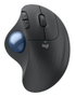 Logitech ERGO M575S Trackball Inalámbrico Ergonómico, Grafito y Azul