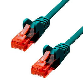 ProXtend Cable Ethernet CAT6 U/UTP CCA Verde 15m