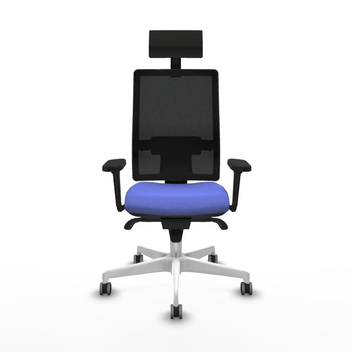 PIQUERAS Y CRESPO Silla de oficina Horna Azul claro con mecanismo Sincro PIQUERAS Y CRESPO Silla de oficina Horna Azul claro con mecanismo Sincro