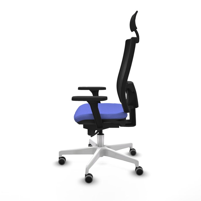 PIQUERAS Y CRESPO Silla de oficina Horna Azul claro con mecanismo Sincro PIQUERAS Y CRESPO Silla de oficina Horna Azul claro con mecanismo Sincro