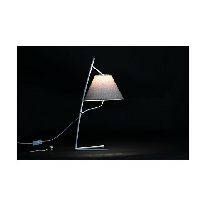 DKD Home Decor Lámpara de Sobremesa Metal y Lino, Surtido de 2 Unidades
