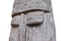 DKD Home Decor Figura Suar Hierro Máscara Tribal 27x40x200 cm