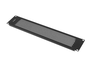 Lanberg AK-1412-B Panel ciego perforado 2U negro para rack de 19 pulgadas