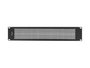 Lanberg AK-1412-B Panel ciego perforado 2U negro para rack de 19 pulgadas