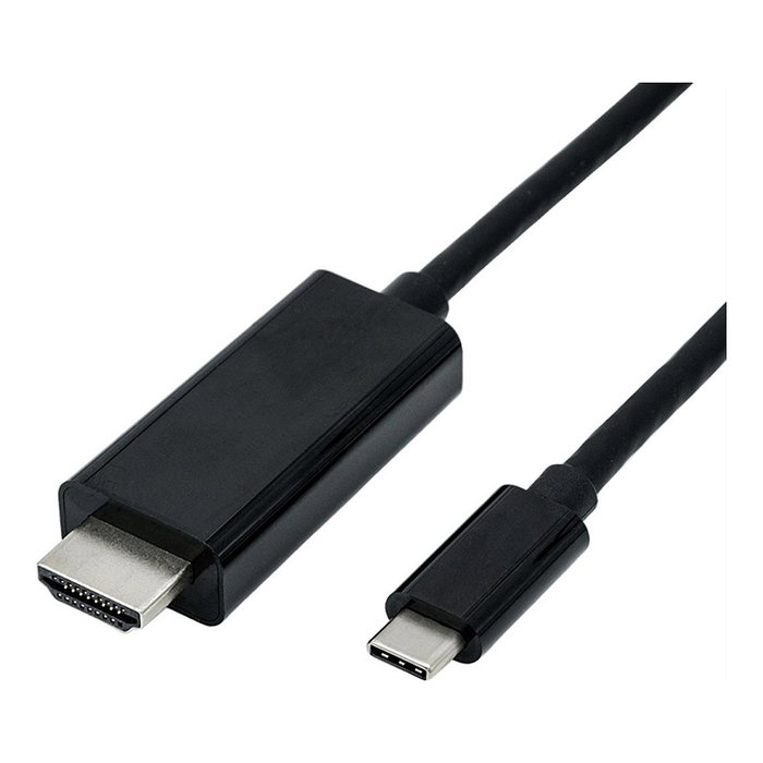ROLINE Adaptador USB Tipo C a HDMI 11.04.5842, 3 m, Negro