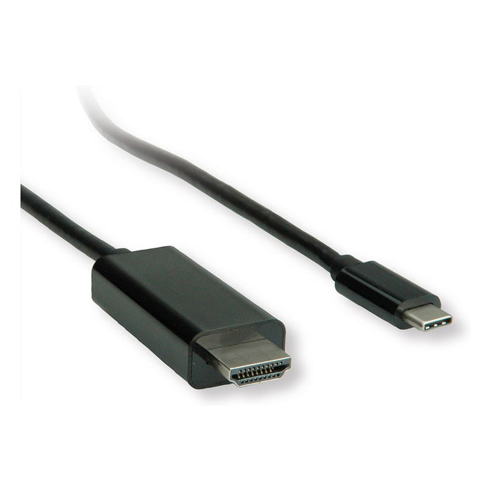 ROLINE Adaptador USB Tipo C a HDMI 11.04.5842, 3 m, Negro