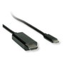 ROLINE Adaptador USB Tipo C a HDMI 11.04.5842, 3 m, Negro