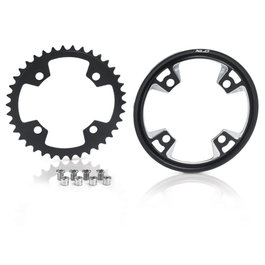 XLC Plato para sistema Bosch E-Bike CR-E02 Aluminio CNC 104mm 4 Brazos Delantero