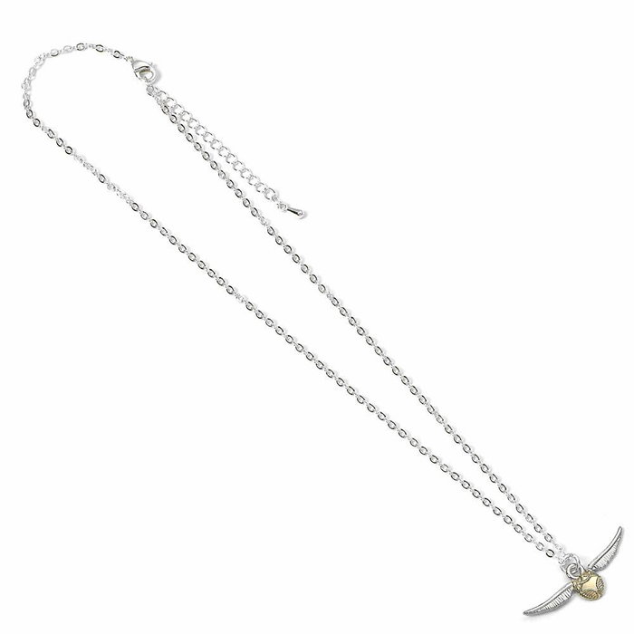 Harry Potter Collar con Colgante La Snitch Dorada (bañado en plata)