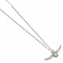 Harry Potter Collar con Colgante La Snitch Dorada (bañado en plata)