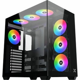 Xigmatek Aqua V AIR Cube Caja ATX con Vidrio Templado y ARGB - Negro