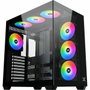 Xigmatek Aqua V AIR Cube Caja ATX con Vidrio Templado y ARGB - Negro