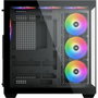 Xigmatek Aqua V AIR Cube Caja ATX con Vidrio Templado y ARGB - Negro