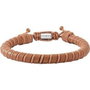 Police PJ26486BLC.03 Pulsera de Cuero Marrón