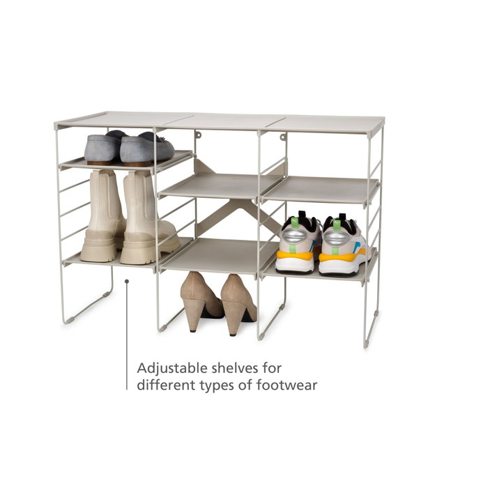 Joseph Joseph Level Plus Zapatero grande ajustable ecru