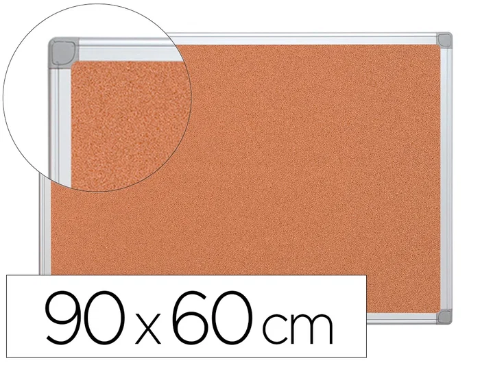 Q-connect Pizarra Corcho Marco Aluminio 90x60 cm Q-connect Pizarra Corcho Marco Aluminio 90x60 cm