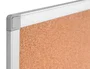 Q-connect Pizarra Corcho Marco Aluminio 90x60 cm