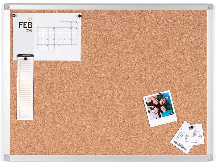 Q-connect Pizarra Corcho Marco Aluminio 90x60 cm Q-connect Pizarra Corcho Marco Aluminio 90x60 cm