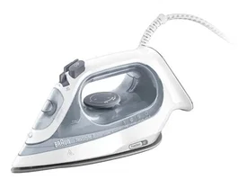 Braun TexStyle 3 SI 3054 GY Plancha Gris 2400W Suela SuperCeramic 3D FreeGlide Vapor 180g/min Apagado Automático