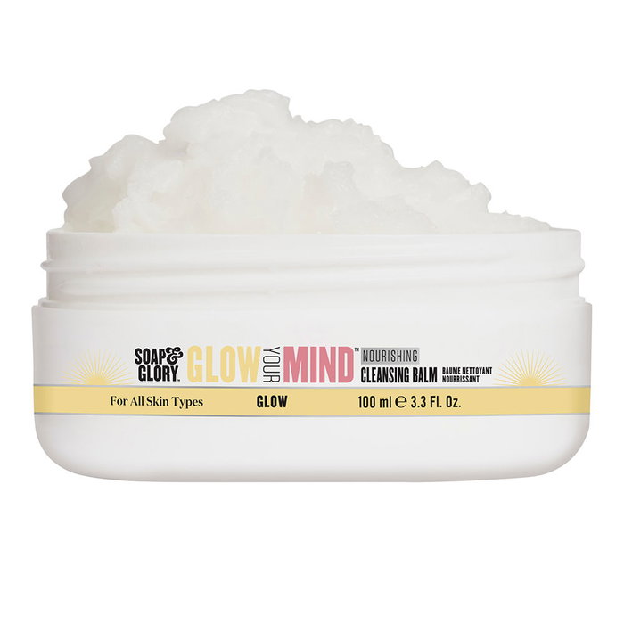 Soap & Glory Bálsamo Limpiador Desmaquillante GLOW YOUR MIND - Nutritivo con Vitamina C y Aceites - 100 g