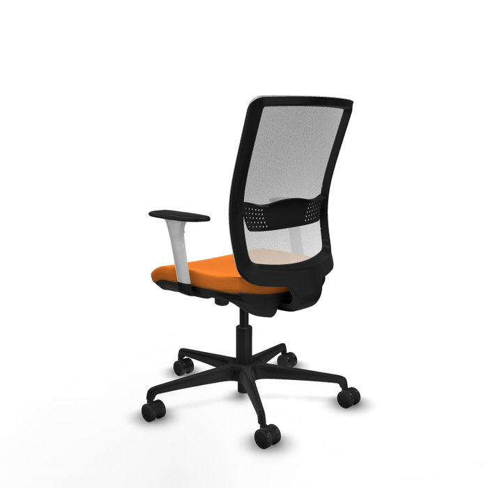 PIQUERAS Y CRESPO Silla de oficina Haches Naranja y Blanco PIQUERAS Y CRESPO Silla de oficina Haches Naranja y Blanco