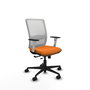 PIQUERAS Y CRESPO Silla de oficina Haches Naranja y Blanco