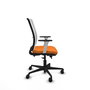 PIQUERAS Y CRESPO Silla de oficina Haches Naranja y Blanco