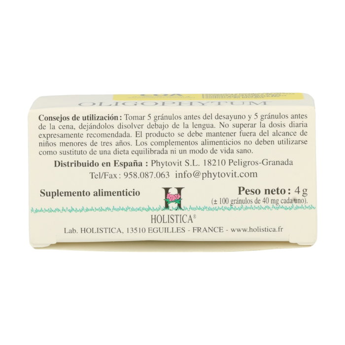 Holistica Oligophytum Cobre, Oro, Plata (H14 COA) 100 comprimidos Holistica Oligophytum Cobre, Oro, Plata (H14 COA) 100 comprimidos