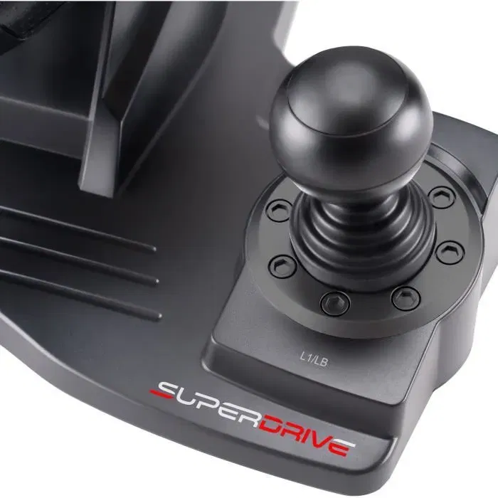 Subsonic Volante de Carreras GS550 con Pedales, Palanca de Cambios y Vibraciones - Multiplataforma