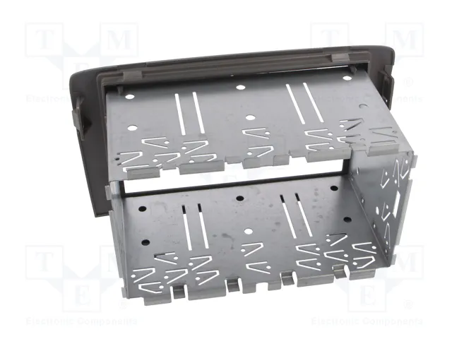 PER.PIC. Bastidor de montaje de radio 2 DIN para Fiat e Lancia, Gris