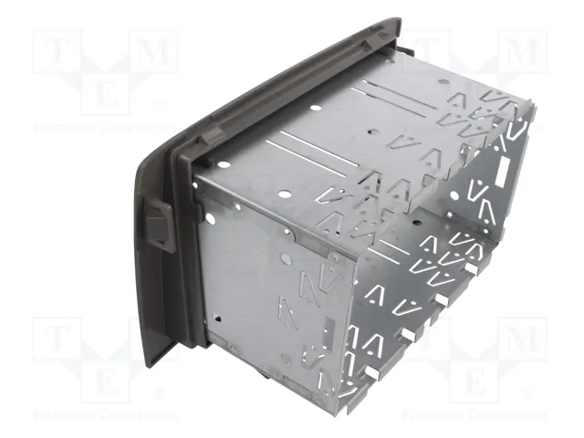 PER.PIC. Bastidor de montaje de radio 2 DIN para Fiat e Lancia, Gris