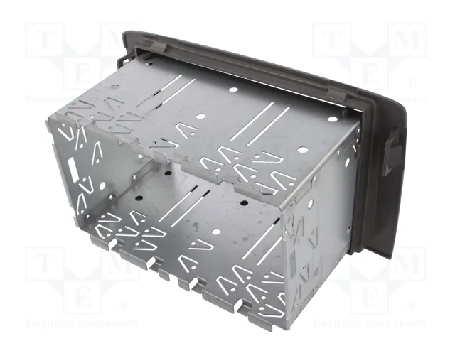 PER.PIC. Bastidor de montaje de radio 2 DIN para Fiat e Lancia, Gris