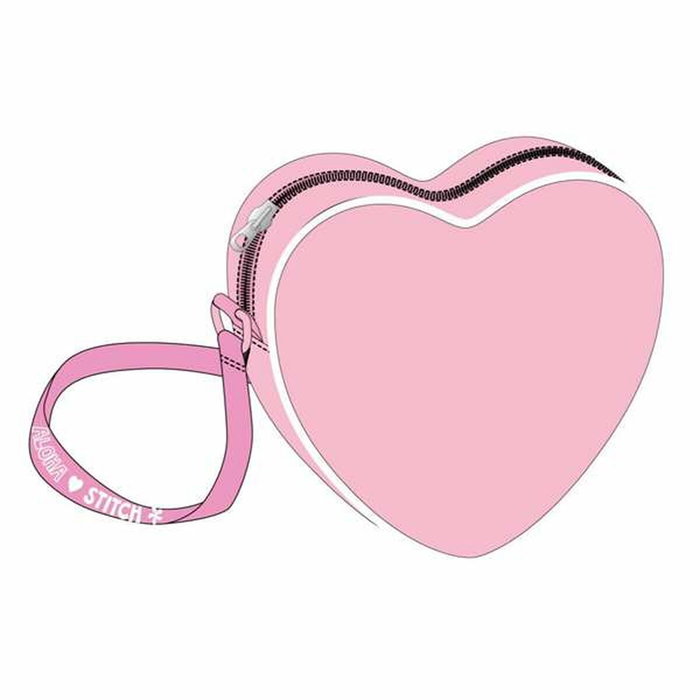 Cerdá Bolso Corazón Stitch Disney Rosa