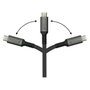 GoodConnections 2240-CCT005A Cable USB-C 2.0 de 2m Trenzado 240W Negro