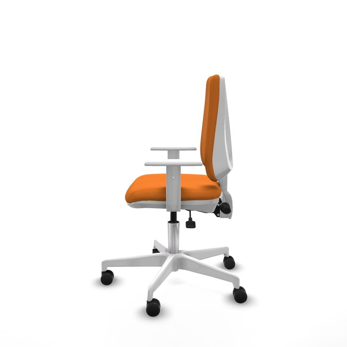 PIQUERAS Y CRESPO Silla de oficina Elche Naranja con mecanismo Asincro PIQUERAS Y CRESPO Silla de oficina Elche Naranja con mecanismo Asincro