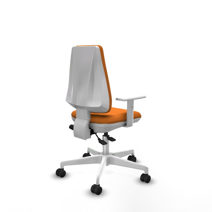 PIQUERAS Y CRESPO Silla de oficina Elche Naranja con mecanismo Asincro PIQUERAS Y CRESPO Silla de oficina Elche Naranja con mecanismo Asincro