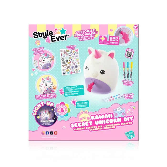 Canal Toys OFG 270 Lámpara Unicornio Cósmico Style 4 Ever Edición Coleccionista para Decorar Canal Toys OFG 270 Lámpara Unicornio Cósmico Style 4 Ever Edición Coleccionista para Decorar