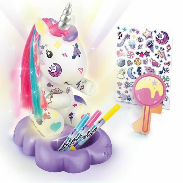 Canal Toys Style 4 Ever - Lámpara Unicornio Cósmico para Decorar Edición Coleccionista